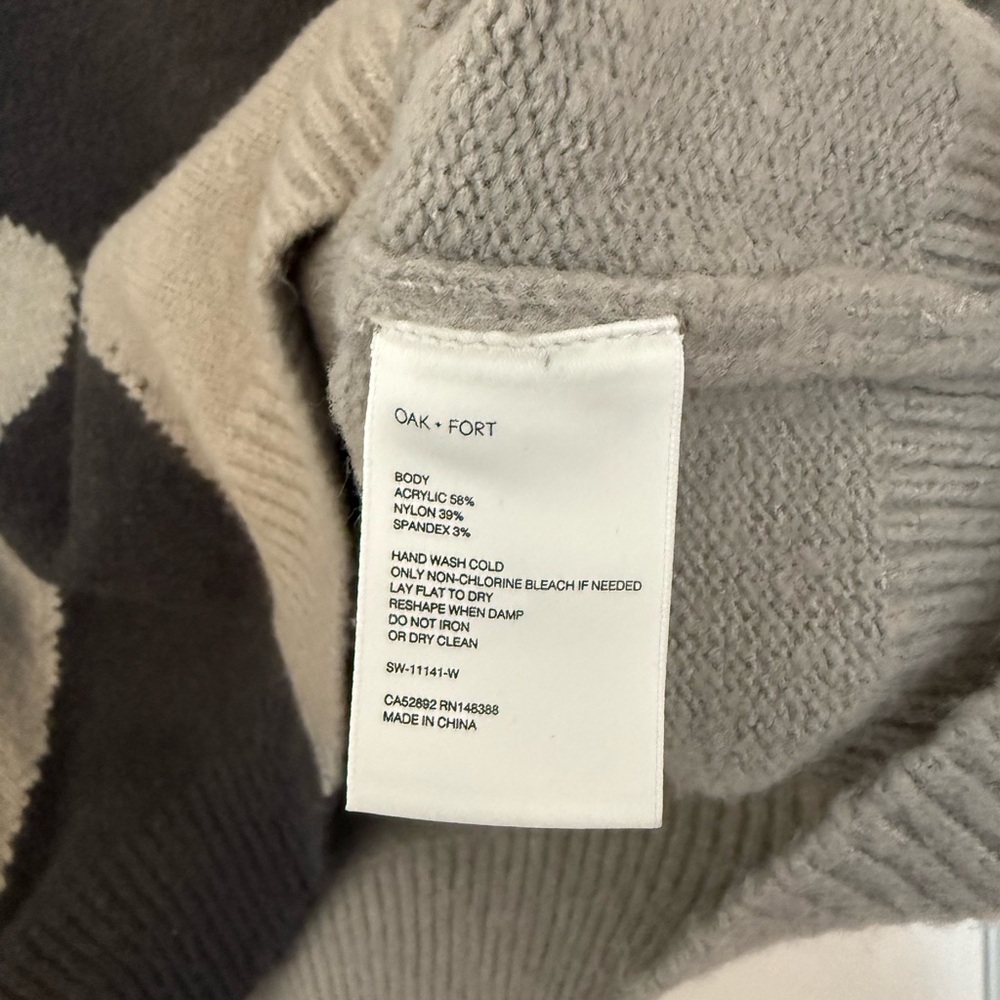 Oak + Fort Oversized Intarsia Sweater - Picture 4 of 4